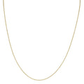 Fremada 14K Yellow Gold Diamond Cut Cable Chain 16 24 Inch