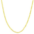 Fremada 14K Yellow Gold Fancy Figaro Link Chain 16 24 Inches