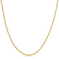 Fremada 14K Yellow Gold Filled Round Wheat Chain Necklace 1.5Mm 16 To 36 Inch