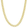 Fremada 14K Yellow Gold Filled 4.2Mm High Polish Miami Cuban Curb Link Chain Necklace