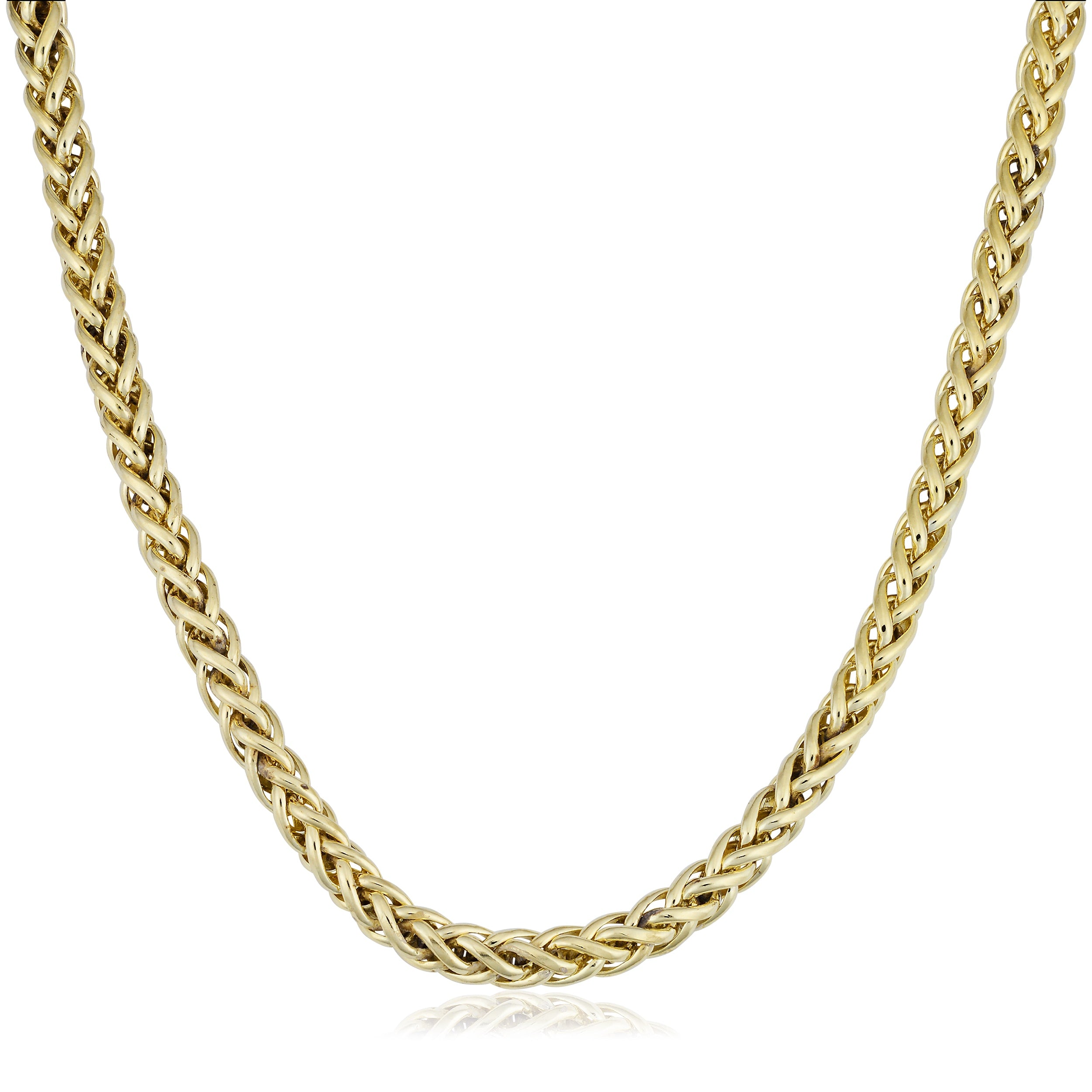 Fremada 14K Yellow Gold Filled Bold 6Mm Franco Link Chain Necklace