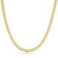 Fremada 14K Yellow Gold Filled Mens 5Mm Mariner Link Chain Necklace
