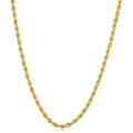 14K Yellow Gold Filled 2.1Mm Rope Chain Necklace 16 36 Inches