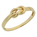 Fremada 14K Yellow Gold High Polish Love Knot Ring