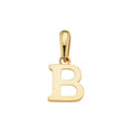 Fremada 14K Yellow Gold Initial Letter Charm Pendant