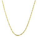 Fremada 14K Yellow Gold Singapore Chain Necklace 14 30 Inch