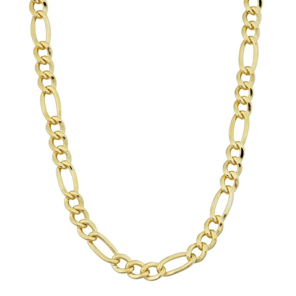 14K Yellow Gold Filled Figaro Link Chain Necklace 18 36 Inches