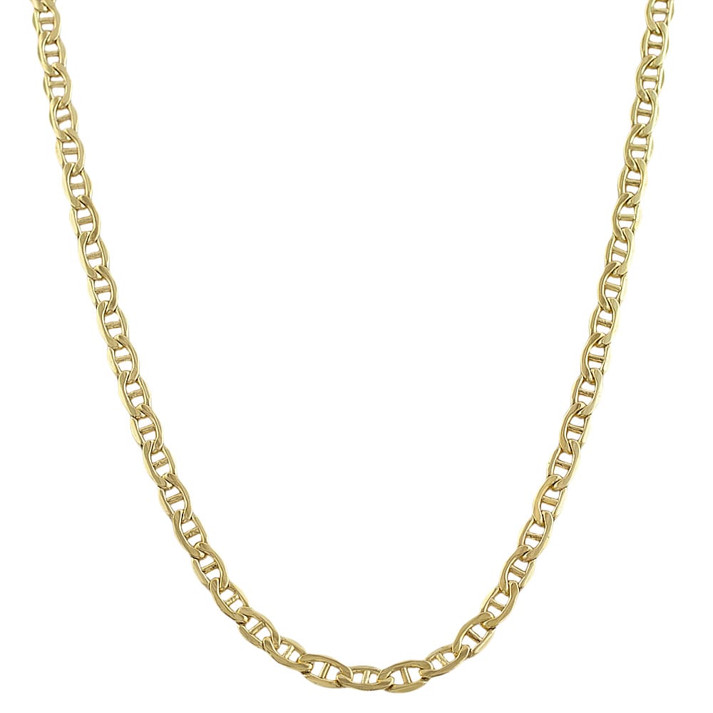Fremada 14K Yellow Gold Filled Mariner Link Chain Necklace 18 36 Inch