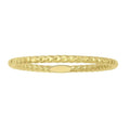 14K Yellow White Or Rose Gold 1.5 Millimeter Diamond Cut Band Minimalst Ring