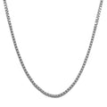Fremada 18K White Gold Box Chain 16 Inches To 20 Inches