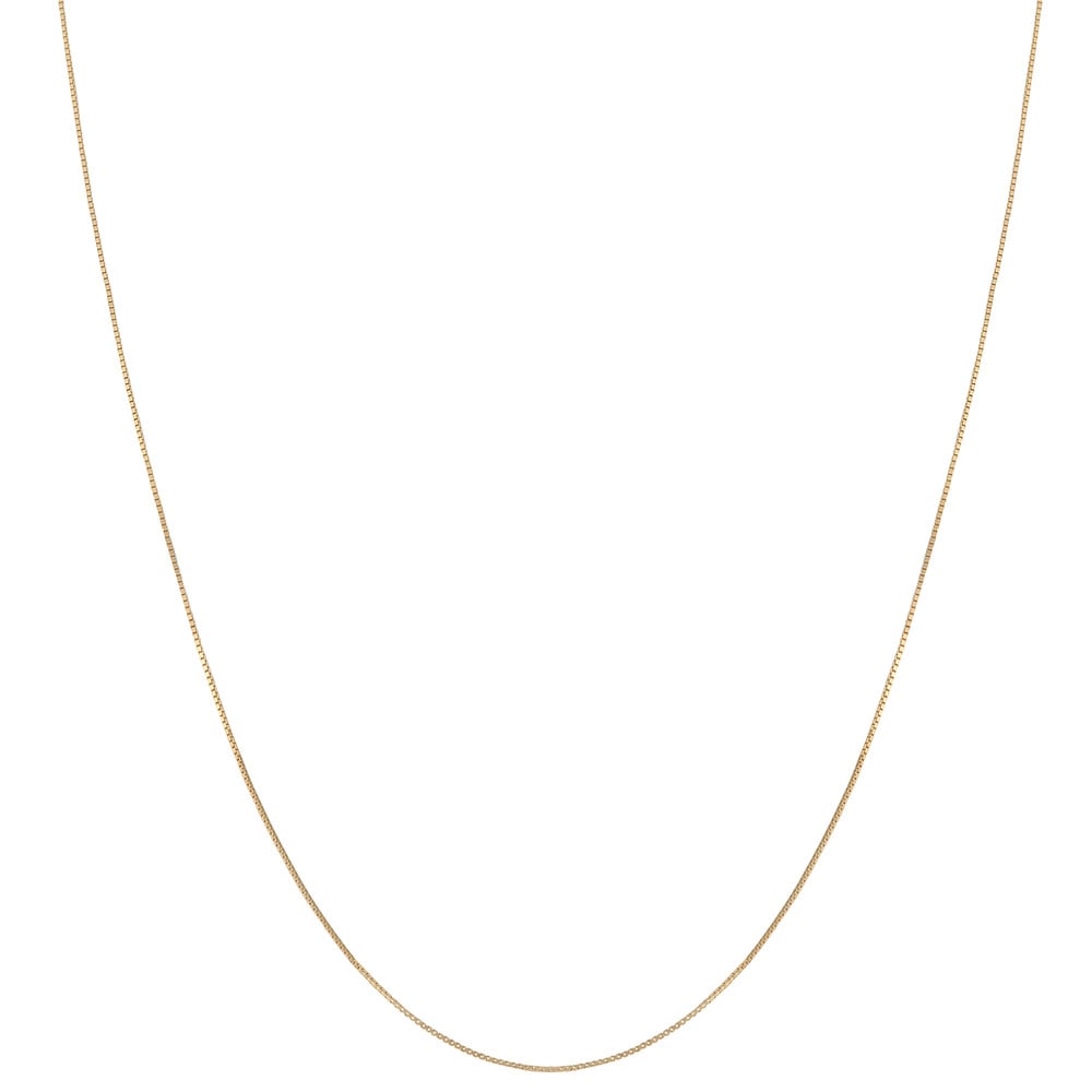 Fremada 18K Yellow Gold Box Chain 16 Inches To 18 Inches