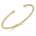 14K Yellow Gold 3 Mm Hinged Bangle Bracelet 7.5 Inches