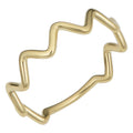 Italian 14K Yellow Gold High Polish Zigzag Ring