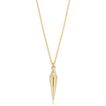 Fremada Italian 14K Yellow Gold Hypnosis Pendulum Necklace 18 Inches
