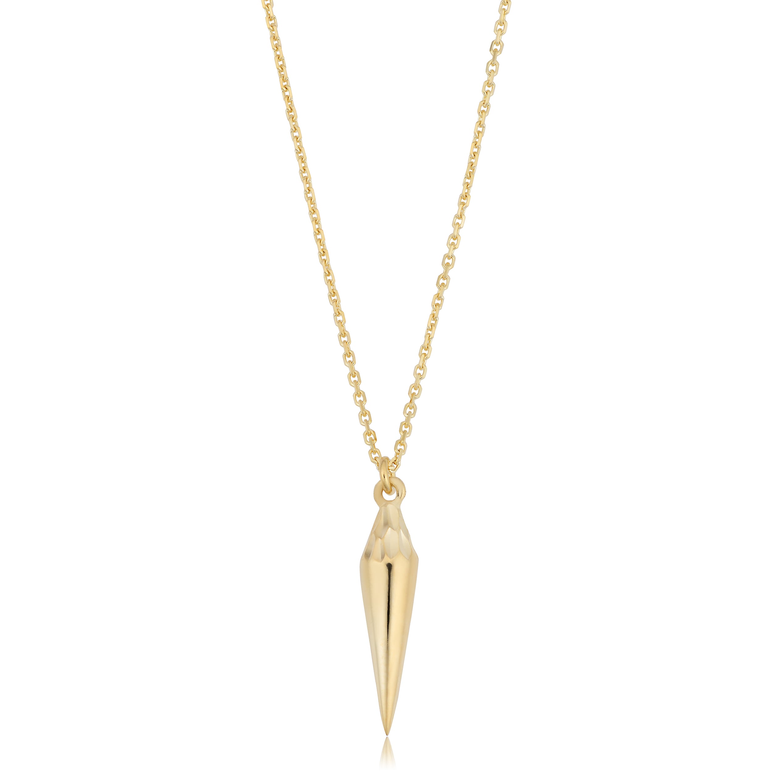 Fremada Italian 14K Yellow Gold Hypnosis Pendulum Necklace 18 Inches