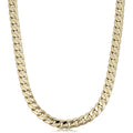 Fremada Italian Mens 14K Yellow Gold 9.4 Millimeters Cuban Curb Link Necklace 22 Inches