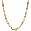 Fremada Mens 14K Yellow Gold 22 Inch Long X 5.7 Millimeter Wide Bullet Link Necklace