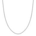 Fremada Sterling Silver 1.1 Mm High Polished Round Box Link Chain Necklace