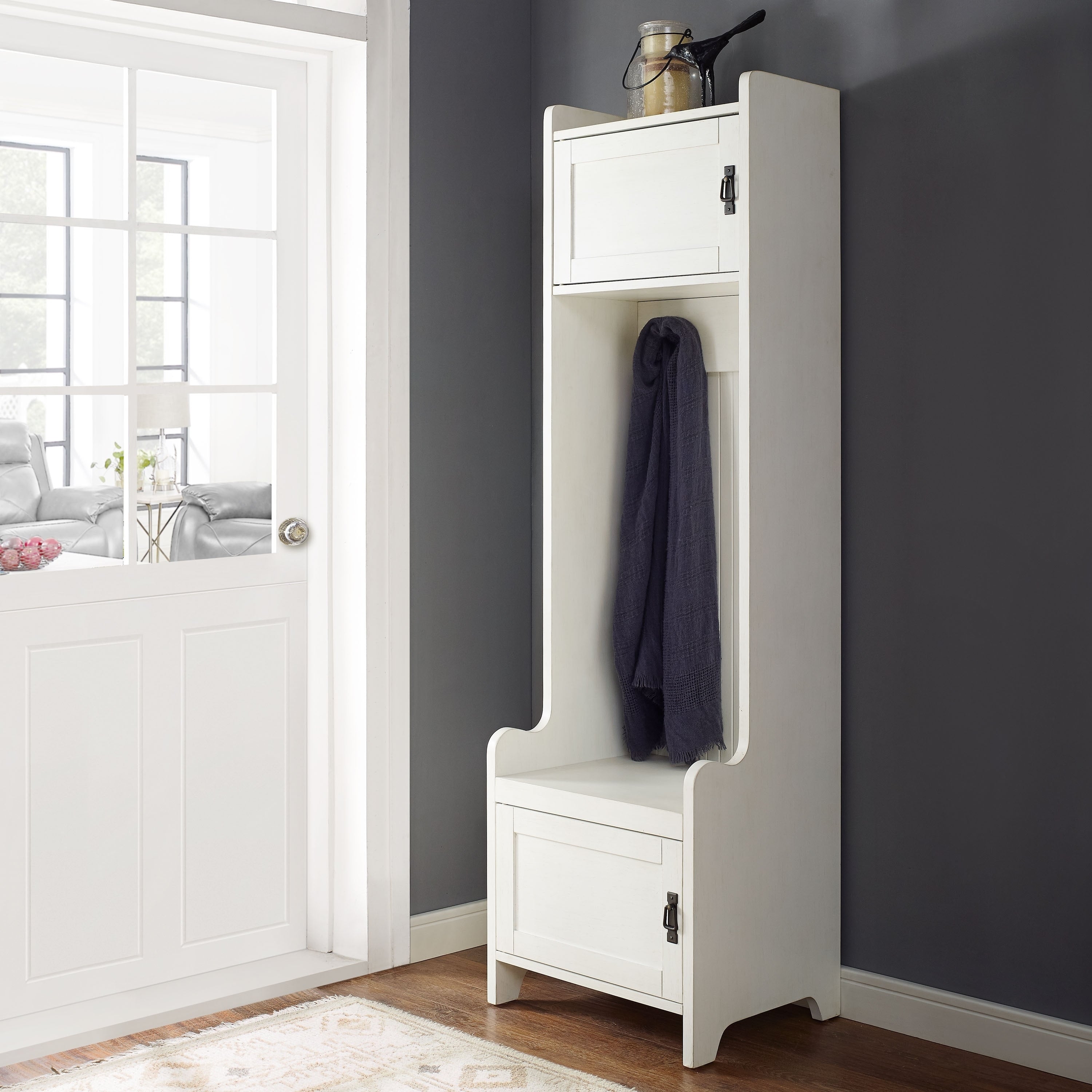 Fremont Entryway Tower In Distresed White