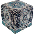 Fremont Traditional Oriental Navy 18 Pouf