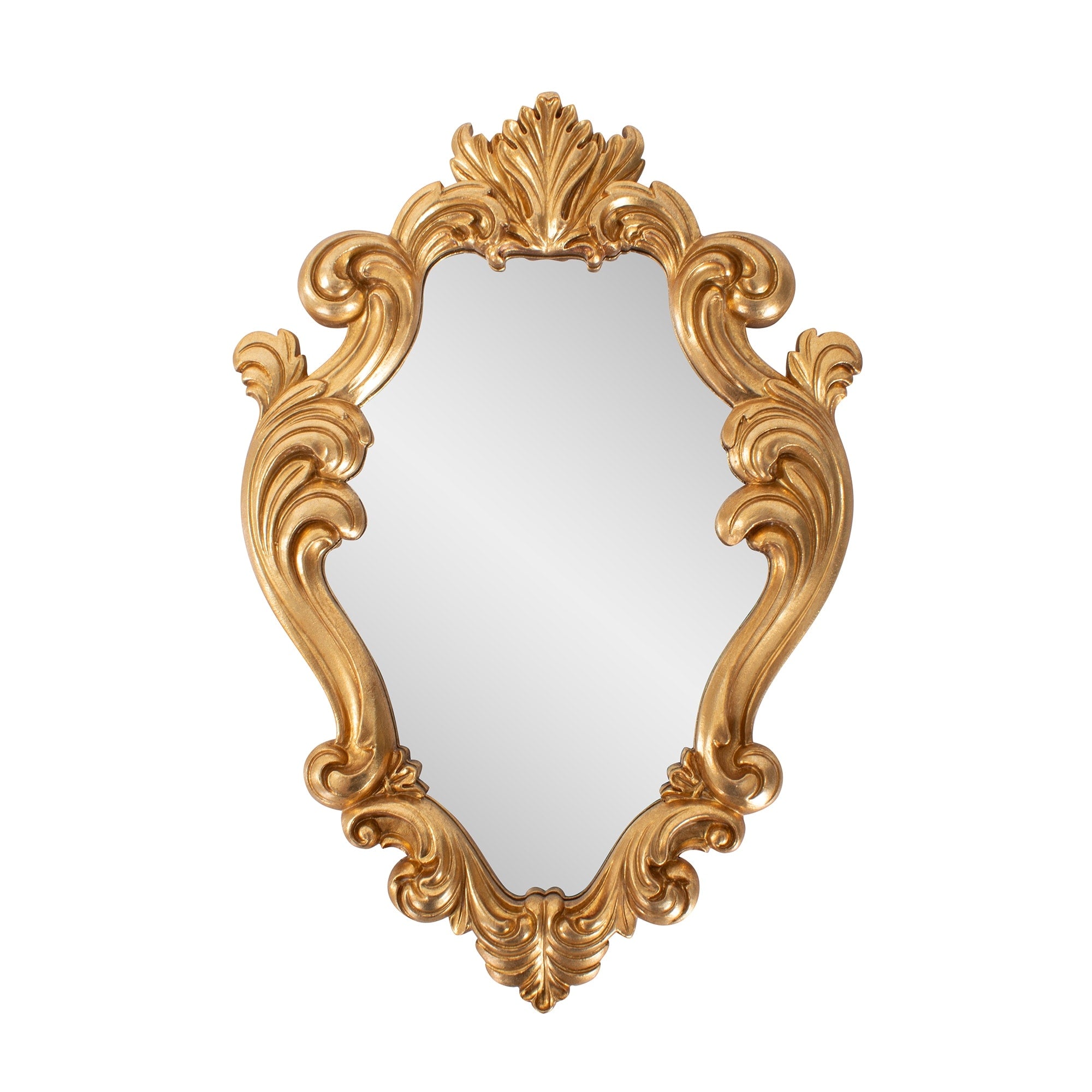 French D Amboise Collection Of Gold Petite Mirrors Oblong 11H X 7W X 1D