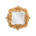 French D Amboise Collection Of Gold Petite Mirrors Square 10H X 10W X 1D