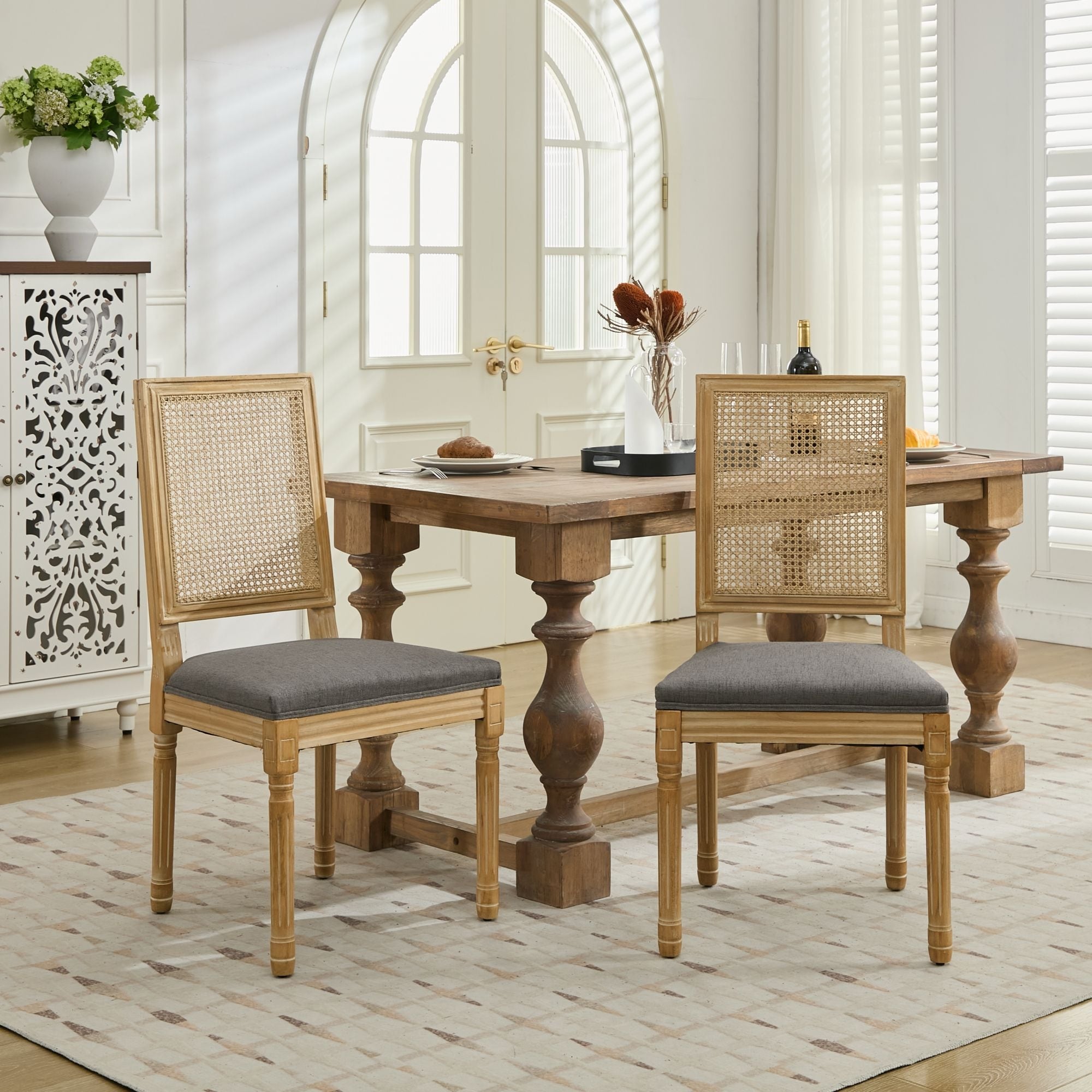 French Decor Chairs Louis Dining Chairs Set Of 2