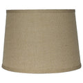 French Drum Burlap Lampshade 12 To 16 Bottom Size