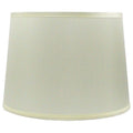 French Drum Faux Silk Lamp Shade 10 Inch Top 12 Inch Bottom 8.5 Inch Slant