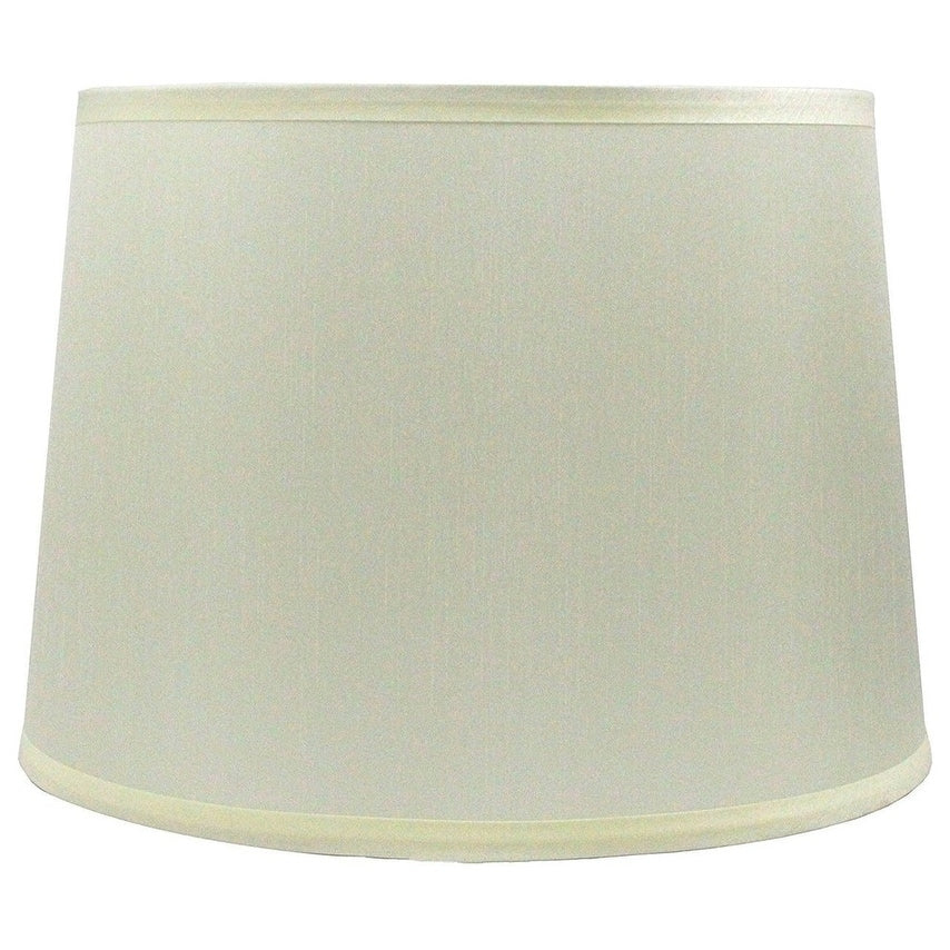 French Drum Faux Silk Lamp Shade 10 Inch Top 12 Inch Bottom 8.5 Inch Slant