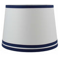 French Drum Shade Off White Cotton 12 To 14 Bottom Size