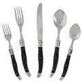 French Home 20 Piece Laguiole Black Flatware Set