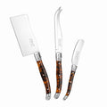 French Home 3 Piece Laguiole Tortoise Shell Cheese Knife Set