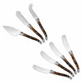 French Home 7 Piece Laguiole Tortoise Shell Cheese Knife And Spreaders Set