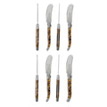 French Home Laguiole 8 Piece Tortoise Shell Spreader Set