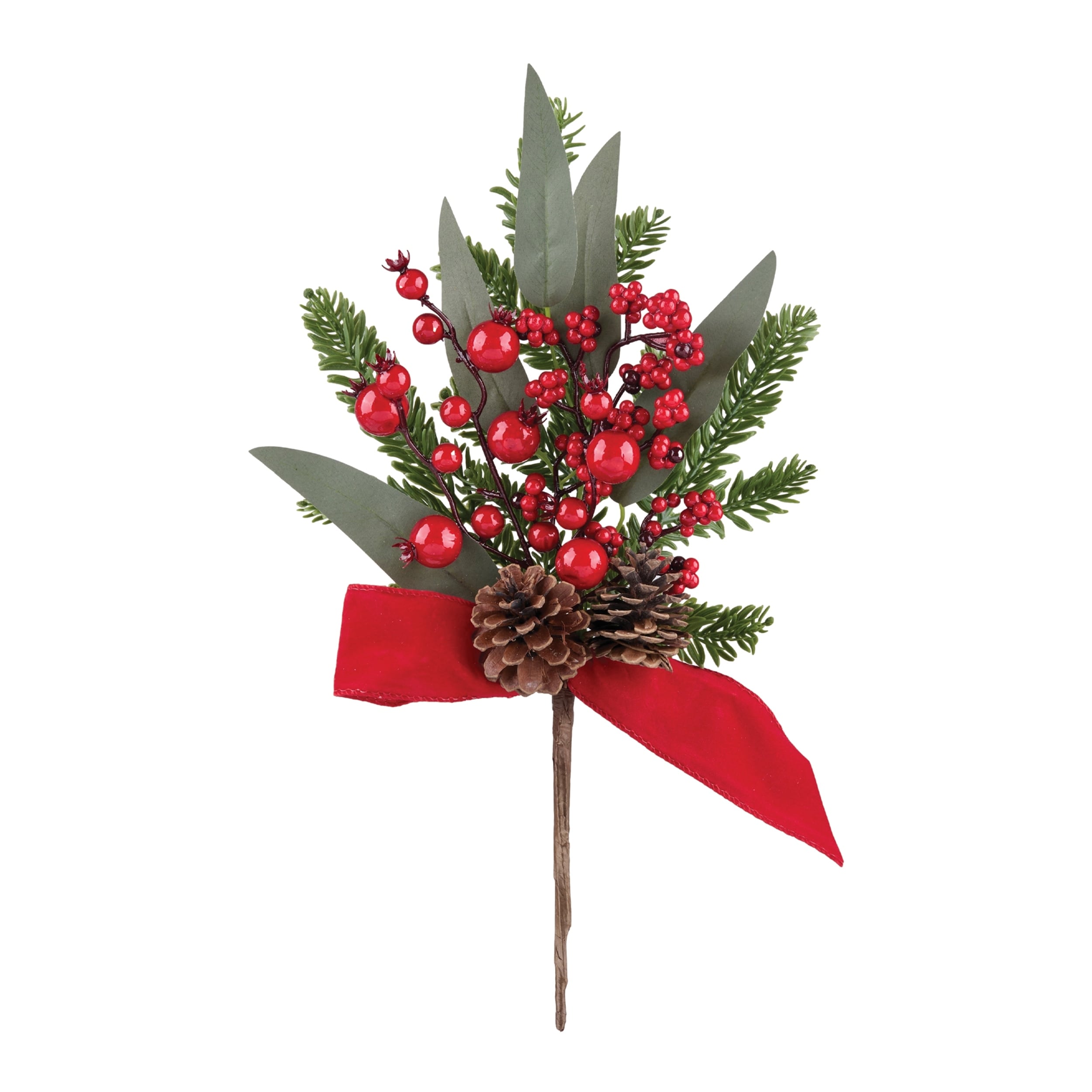 Fresh Touch Pine Berry Cone Spray Set Of 2