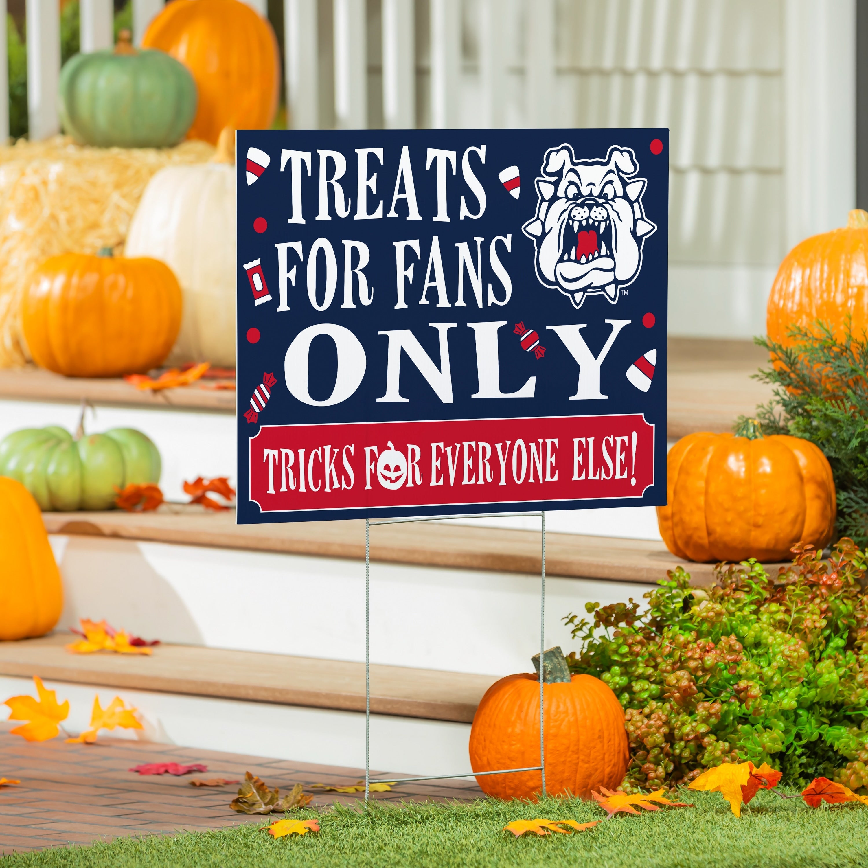 Fresno State Yard Sign Halloween Treats For Fans