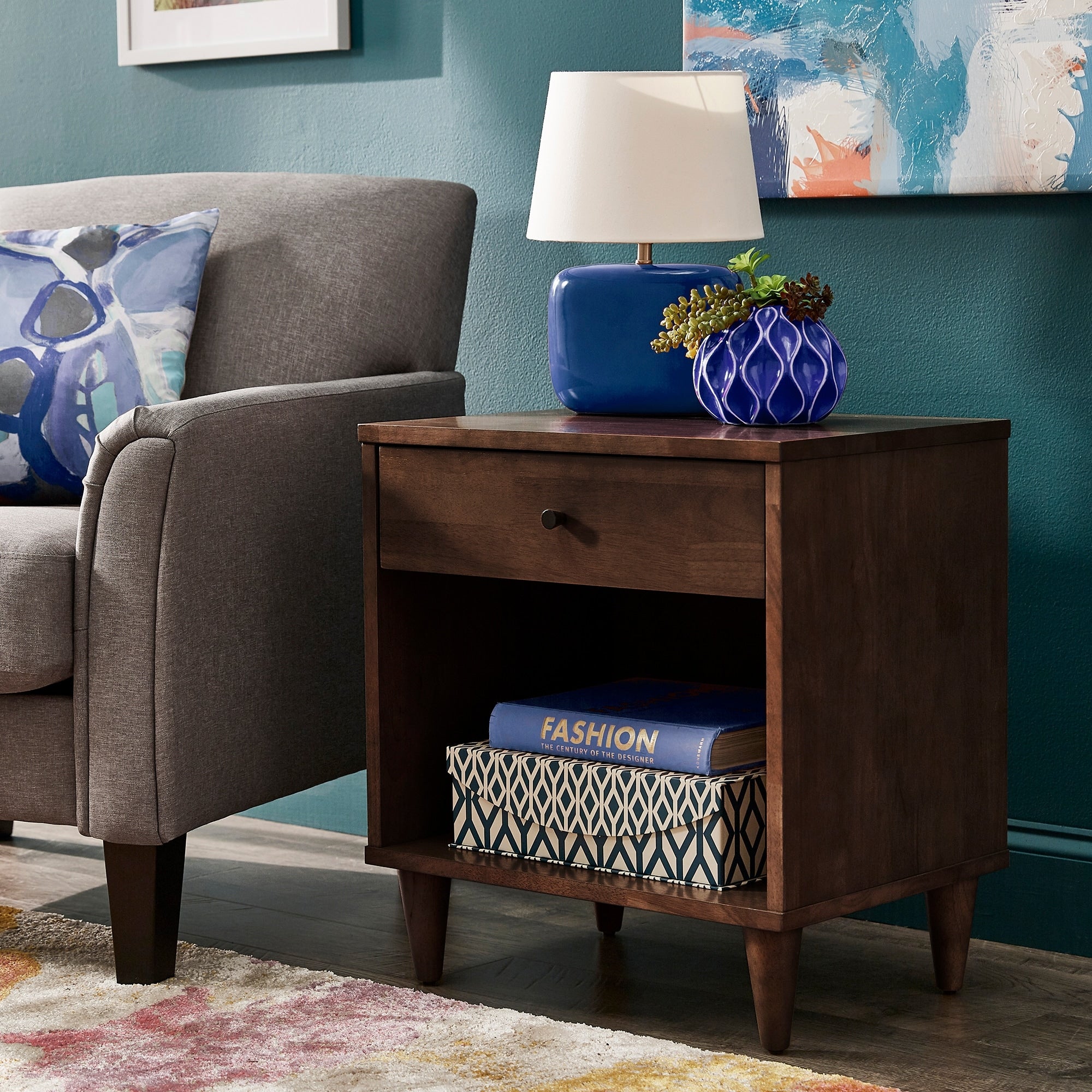 Strick Bolton Vilas 1 Drawer Nightstand