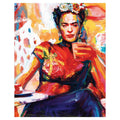 Frida Coffee Break By Willowbrook Fine Art Canvas Art Print