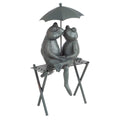 Frog Couple Statue Resin Romantic Animal Figurine By Pure Garden