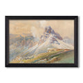 From The Dolomites 1904 Edward Theodore Compton Custom Framed Canvas