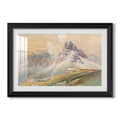 From The Dolomites 1904 Edward Theodore Compton Custom Framed Print