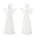 Frosted Angel Figurine Set Of 4