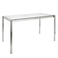 Fuji Contemporary Stainless Steel Dining Table N A