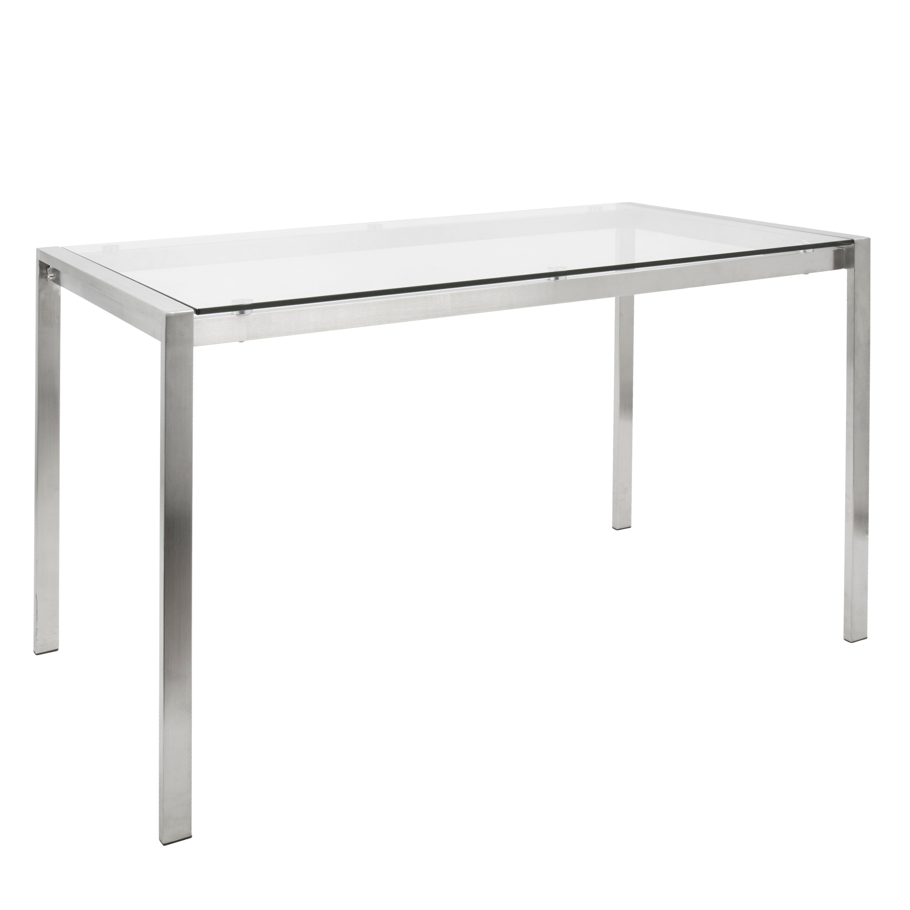 Fuji Contemporary Stainless Steel Dining Table N A