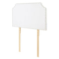 Full Full Xl Bevel Tacked Plush Outlet Headboard With Legs