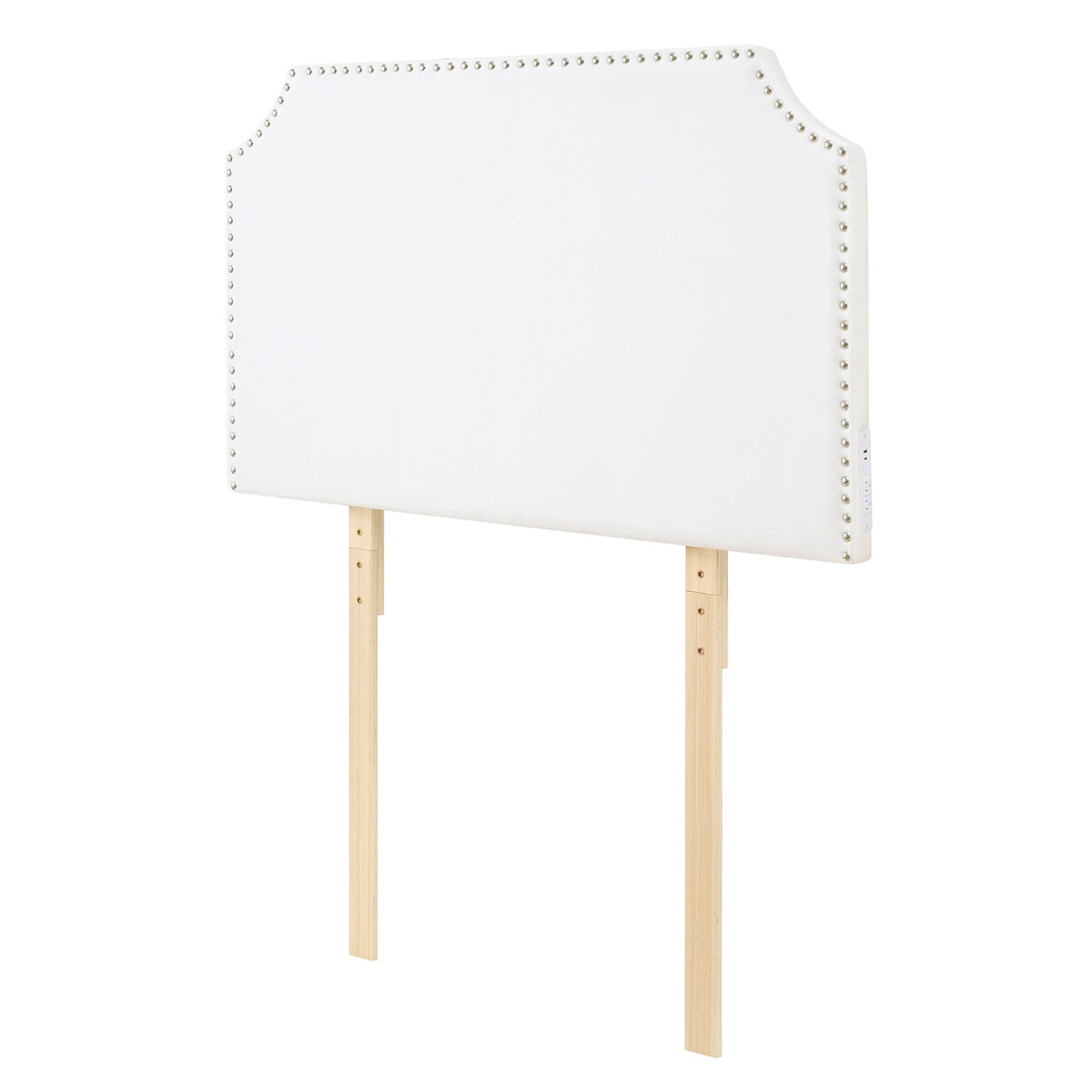 Full Full Xl Bevel Tacked Plush Outlet Headboard With Legs