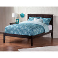 Atlantic Madison Espresso Open Foot Full Bed