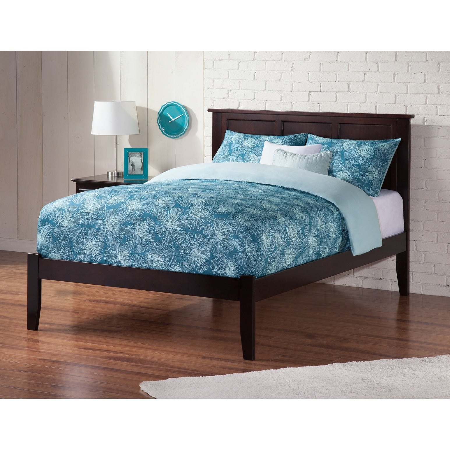 Atlantic Madison Espresso Open Foot Full Bed