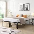 Full Size Bed Frame Heavy Duty Metal Bed Frame Quick Easy Assembly No Noise